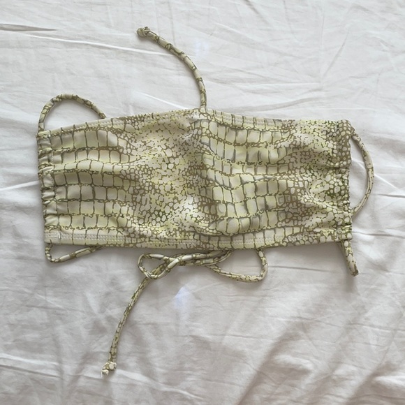Princess Polly Other - princess polly alligator skin bandeau bikini top